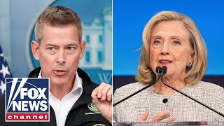 ‘SWAMP CREATURE’ Sean Duffy fires back at Hillary Clinton’s DOGE attack [upl. by Okimuy273]