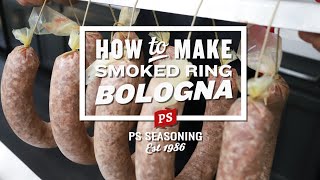 Homemade Ring Bologna  How to Make Ring Bologna at Home [upl. by Leopoldine]