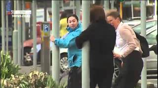 20111121  3NEWS  WELLINGTON WIND TOO STRONG FOR SOME RAW FOOTAGE [upl. by Ynnej417]