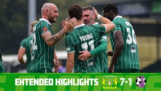 Extended Highlights  Yeovil Town 71 AFC Stoneham [upl. by Otreblig]