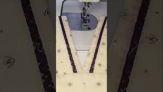 How to stitch neckline design step by step ytshorts [upl. by Evadne51]