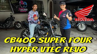 Honda CB400 Super Four Hyper VTEC Revo I Classic Motorcycle I great starter bike [upl. by Tj]