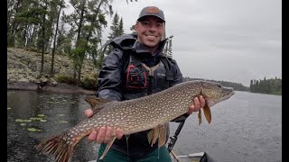 Pike and Walleye Casting and Trolling on Ontario Fishing Trip [upl. by Bartle340]