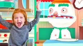 Adley App Reviews  Toca Kitchen 2  feeding our friends [upl. by Laeahcim938]