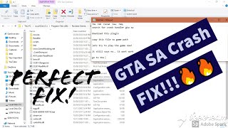 GTA SA Load Screen Crash Fix [upl. by Thedric]