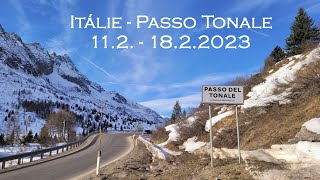 Itálie  Passo Tonale únor 2023 [upl. by Selohcin]