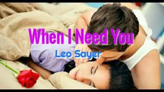 When I Need You Live [upl. by Teague]