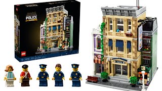 LEGO Police Station 10278 BUILD amp REVIEW [upl. by Amalburga440]