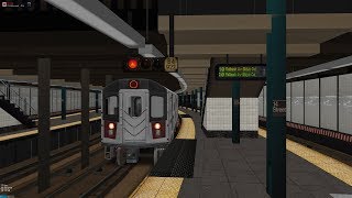 openBVE 5 Train Dyre to Flatbush Avenue with New R142 60FPS [upl. by Attaynek782]