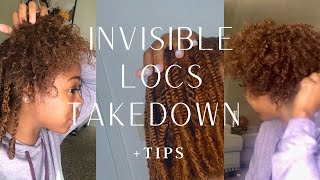 HOW TO INVISIBLE LOCS TAKEDOWN  DETAILED STEPS WITH OPTIONS❗️LET ME HELP YOU SAVE YOUR HAIR [upl. by Boyse]