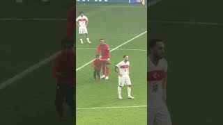 🇹🇷🇵🇹 Selfie Flitzer bei Ronaldo I Türkei vs Portugal I EURO 2024 I Dortmund [upl. by Euqnom]