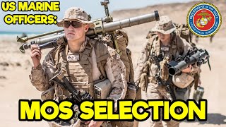 US MARINE OFFICERS MOS SELECTION [upl. by Nelo]