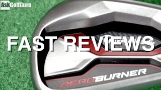 TaylorMade Aero Burner Irons Fast Review [upl. by Beckett]