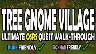 OSRS Tree Gnome Village Quest Guide for Pures on Old School RuneScape [upl. by Yedok]