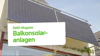 Balkonsolaranlagen Strom selbst erzeugen mit Balkonkraftwerken  Stadtwerke Düsseldorf [upl. by Emelen]