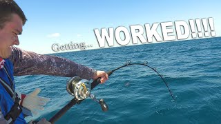 Famous YouTuber gets WORKED by MASSIVE Fish Catch Clean Cook fresh fish over open fire [upl. by Nocaj]