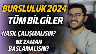 Bursluluk 2024 Tüm Bilgiler  Nasıl Hazırlanmalıyız [upl. by Valentino221]