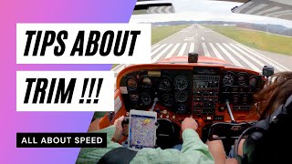 How I Use Trim  Cessna 172 Private Pilot [upl. by Airitac]