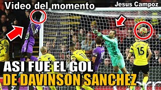 Davinson Sanchez GOL watford vs tottenham RESUMEN hoy video highlights  dávinson sánchez goles 2022 [upl. by Vaish]