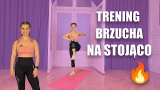 10 MINUTOWY TRENING BRZUCHA NA STOJÄ„CO đź’¦  TRENING DLA POCZATKUJÄ„CYCH  MISJA FIT [upl. by Aynom]