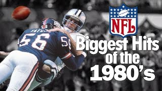 Biggest NFL Hits of the 1980s Actual Broadcast Footage [upl. by Slater773]