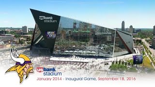 Official Minnesota Vikings US Bank Stadium Construction TimeLapse [upl. by Ahter961]