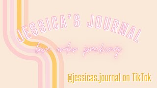 Live Order Packing  11082024 Livestream  Jessicas Journal [upl. by Reffotsirk386]