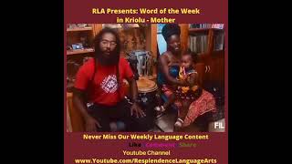 RLA Presents Cape Verde Kriolu Word of the week Mother [upl. by Ahsienyt]