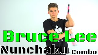 Bruce Lee Style Nunchaku Combo Tutorial [upl. by Nannerb]