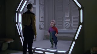 Data Loves Visiting Prisoners on Star Trek TNG  Fajo vs Original Fajo Comparison of Brig Scene Only [upl. by Anahir]