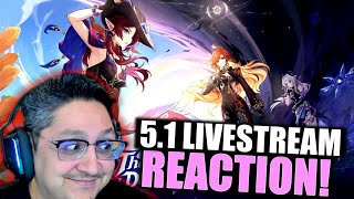 51 LIVESTREAM IS HERE  Genshin Impact 51 Special Program Reaction [upl. by Gillett338]