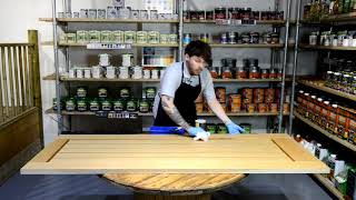 How to oil an internal oak door [upl. by Kammerer]