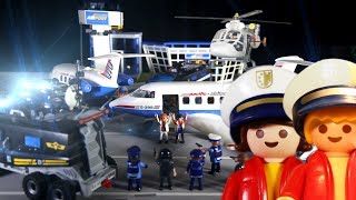 👮POLIZEI EINSATZ AM FLUGHAFEN SEK SPECIAL KOMMANDO Matz der Meisterdetektiv 5 PLAYMOBIL Stopmotion [upl. by Carlye]