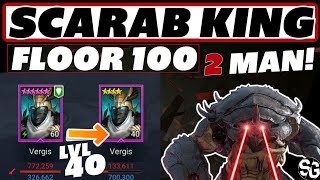 2 EPICS Scarab King 100  Easy win Raid Shadow Legends Scarab King guide [upl. by Leary818]