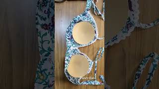 Turning Non Padded Bra Into A Padded Bra in 1 Min [upl. by Bolan]