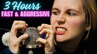 3 HOURS of Fast amp Aggressive ASMR [upl. by Roselane]