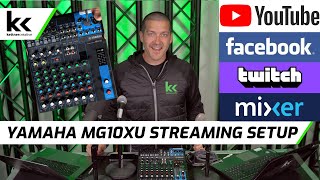 Yamaha MG10XU Streaming Setup [upl. by Bellanca568]