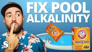 How to Raise Your POOLS ALKALINITY with BAKING SODA [upl. by Shelley]