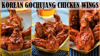 Korean Gochujang Chicken Wings in Air Fryer [upl. by Kellen264]