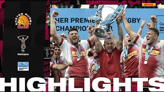 Premiership Final Highlights  Harlequins beat Exeter in Twickenham thriller [upl. by Myrtia]