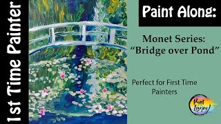 Easy Monet Painting for firsttime amp Beginner painters [upl. by Kciregor]