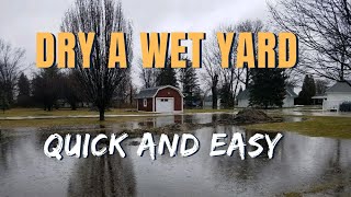 DIY Cheap Yard Drainage Solutions Save Homeowners 1000s  Hurricane Proof System [upl. by Llij]