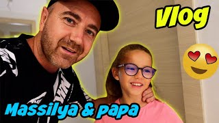 VLOG  SORTIE avec MASSILYA amp PAPA [upl. by Gnus280]