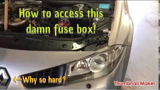 How to access fuses on your Renault [upl. by Atiras]