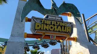 The Flying Dinosaur OffRide 4K 60FPS  Universal Studios Japan ザ・フライング・ダイナソー [upl. by Ibrad]