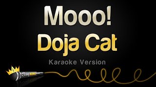 Doja Cat  Mooo Karaoke Version [upl. by Aneetsirk]