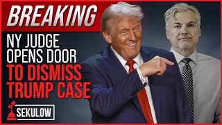 BREAKING NY Judge Opens Door to Dismiss Trump Case [upl. by Anaderol115]