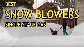 Best Single Stage Gas Snow Blowers 2020 [upl. by Chiarra]