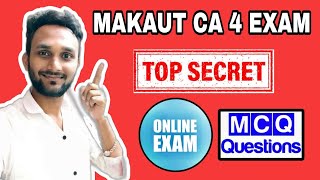 MAKAUT CA4 Big Opportunity for all students 💥 Online MCQ Exam [upl. by Olethea]