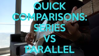 Coils in series vs coils in parallel in a humbucker pickup [upl. by Curr]